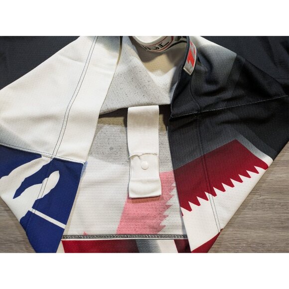 Vintage 1997 IHL Western All Stars Game Jersey Hockey Bauer Pro 56 Fight Strap - Picture 9 of 13